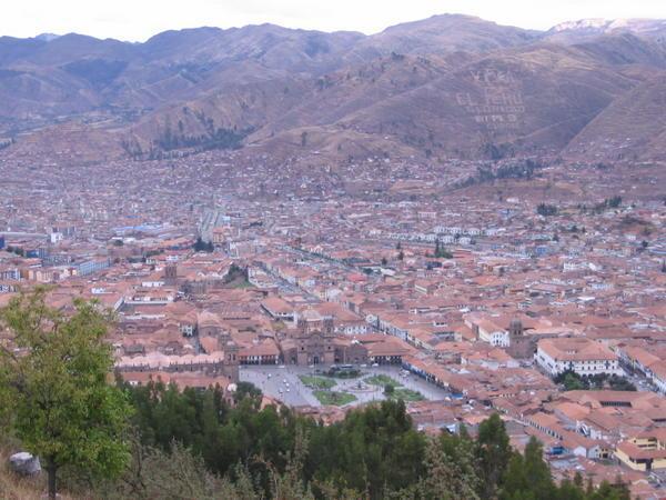 Cusco - an aerial view 