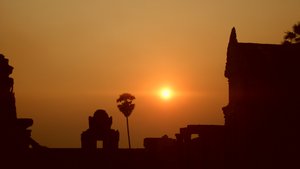 Sunset At Angkor
