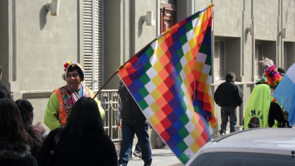 Salta Street Flag Waving