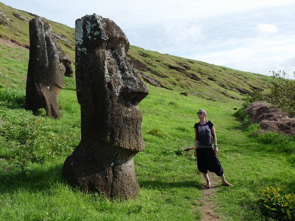 Sas bij Moai in de steengroeve