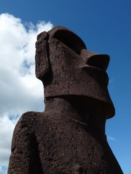 Moai aan de kust