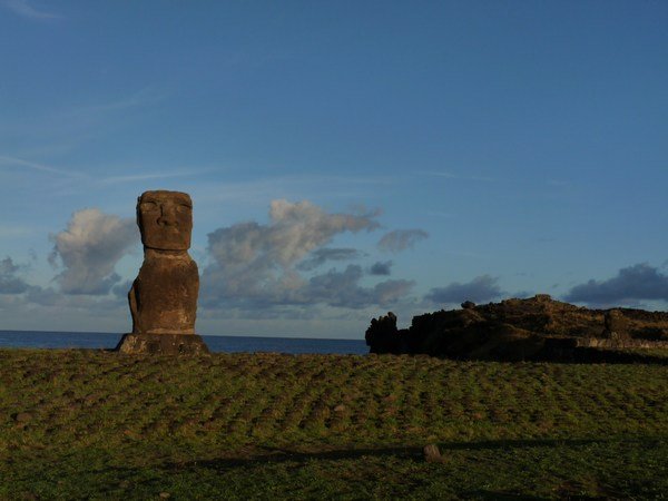 Moai bij zonsopgang II