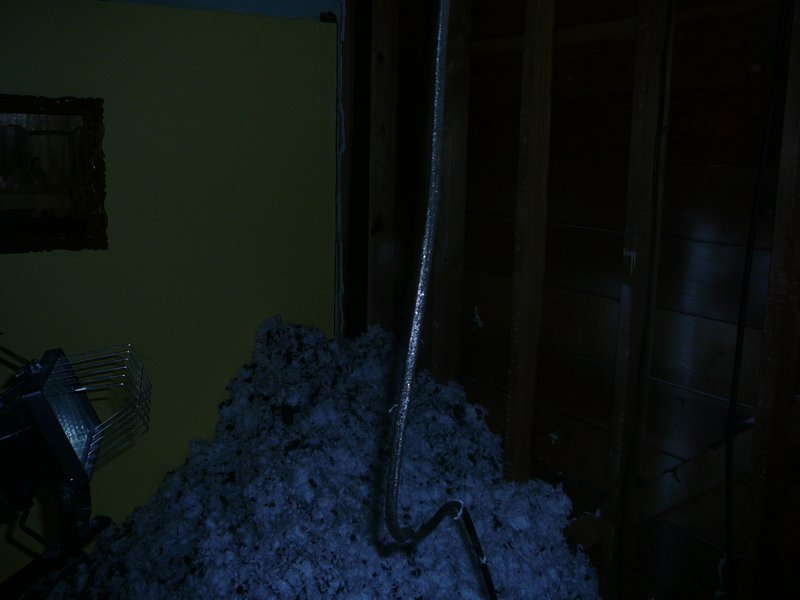 A mound of insulation