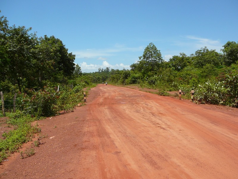 Clay road Vientiane