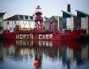 North Carr Lightship, Victoria Dock