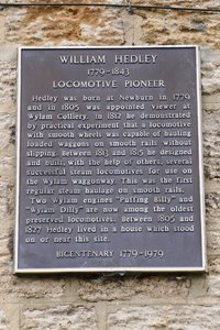William Hedley Plaque, Wylam