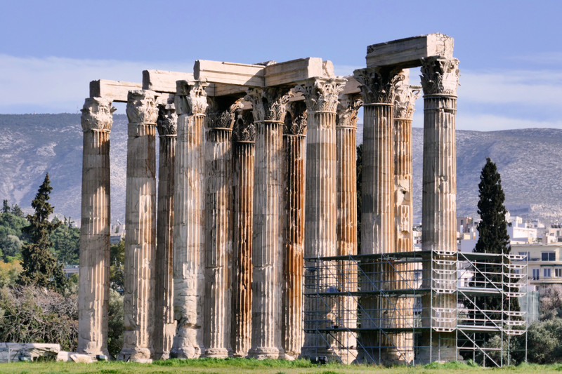 Temple of Zeus,  Athens