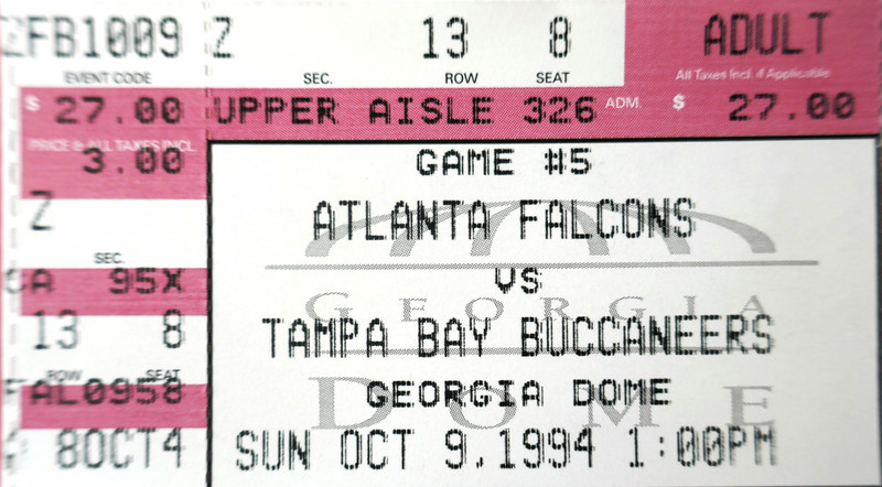 Tampa Bay Buccaneers at Atlanta Falcons 1994