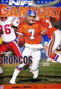 Denver Broncos at Cleveland Browns 1992