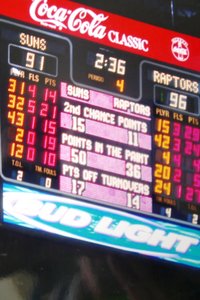 Toronto Raptors at Phoenix Suns 2004