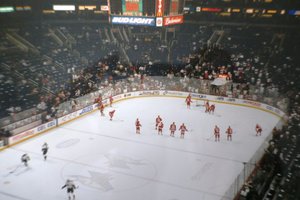  Chicago Blackhawks at Anaheim Mighty Ducks 2001
