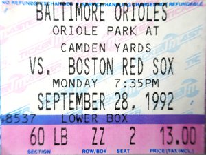 Boston Red Sox at Baltimore Orioles 