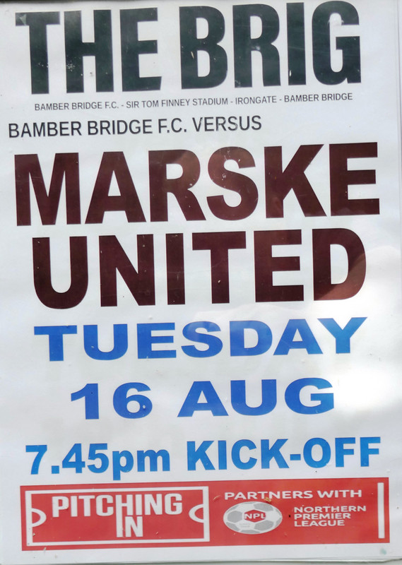 Bamber Bridge FC v Marske United  FC 