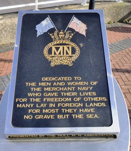 Merchant Navy Memorial, Waterfront, Hull