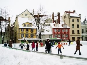 Ice Rink in Livu Square
