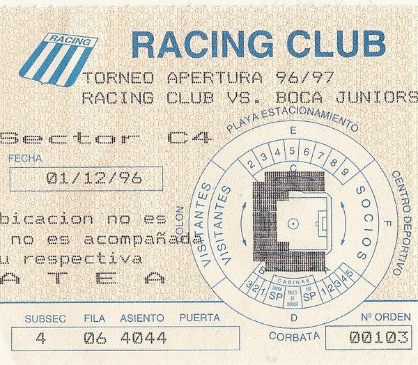 Racing Club v Boca Juniors