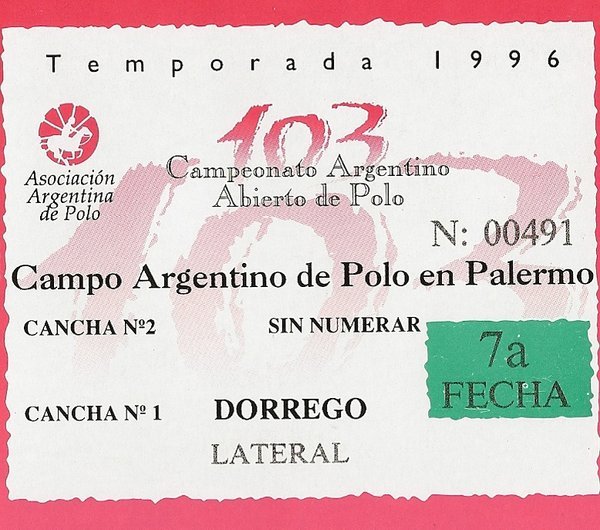 103rd Campeonato Argentino Abierto de Polo 1996