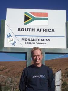The South African border