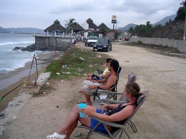 watching the locals rip in Manzanillo