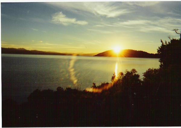 Sunrise in Bariloche, Argentina