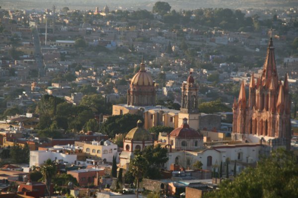View of San Miguel de Allende town