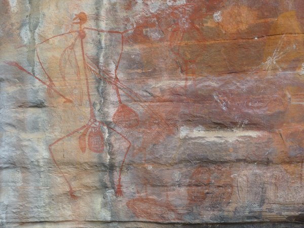 Aboriginal cliff paintings