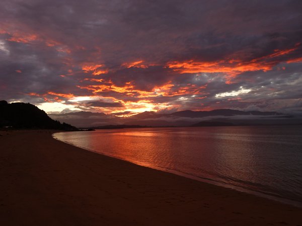 Sunset at Golden Bay