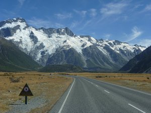 Glaciers near Mt. Cook