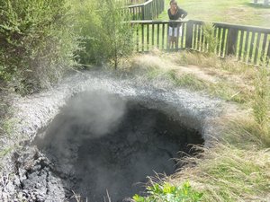Thermal mud pit