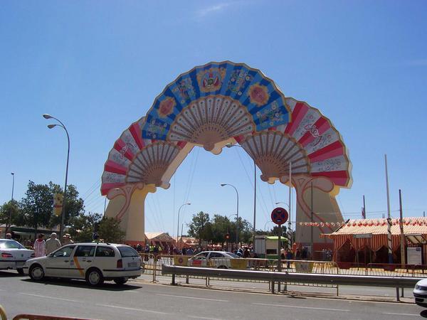 The entrance to La Feria