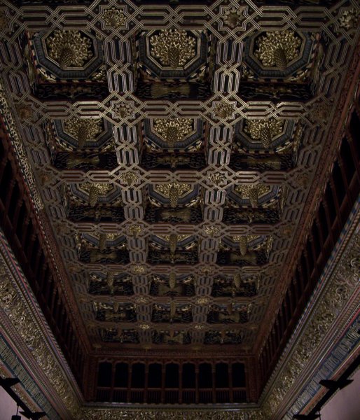 Ceilings in the Throne Lounge of the Catholic kings