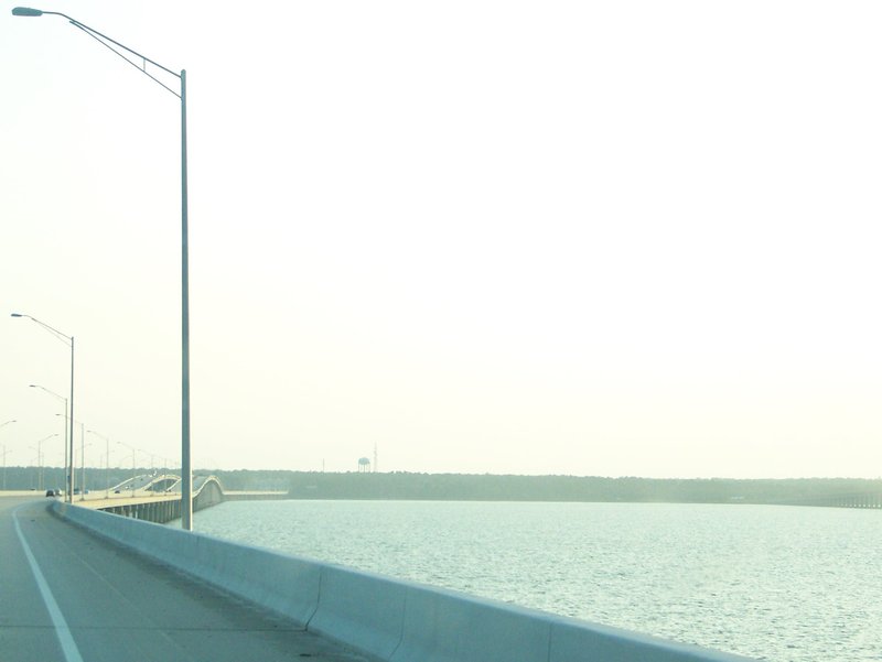 In a flat land, we enjoyed very much the bridges. Pensacola Bay