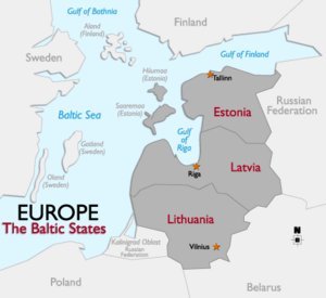 MAP OF BALTIC