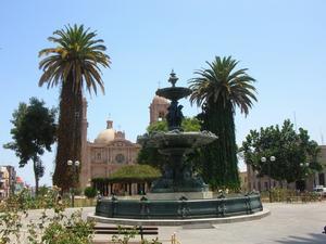 The plaza in Tacna
