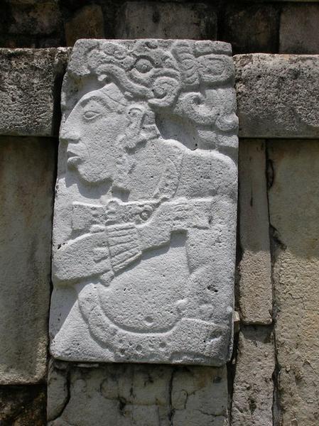 Palenque stone carving