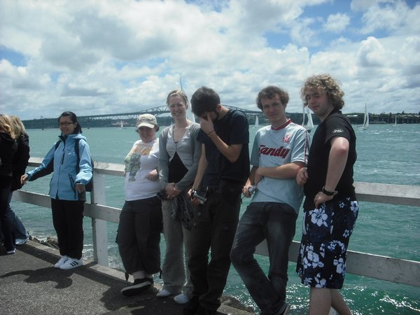 View to the Auckland Harbour Bridge