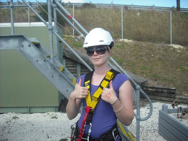 Ready to go for my Bungy Jump