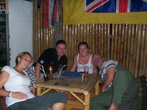 bridin,me,ste and conor in the bar