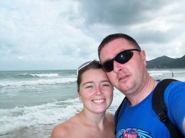 me and ste on chaweng beach