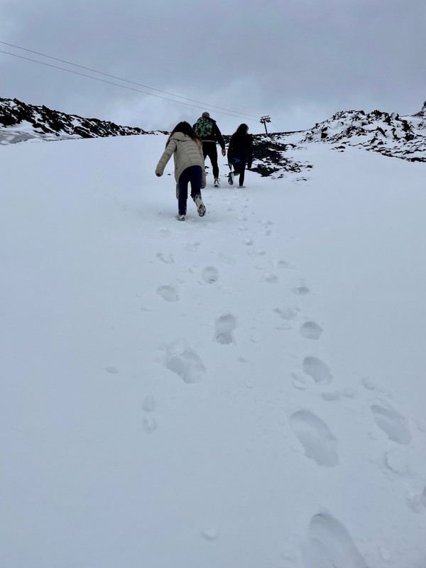 Hiking up Mt. Etna