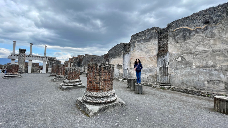 Main square in Pompei