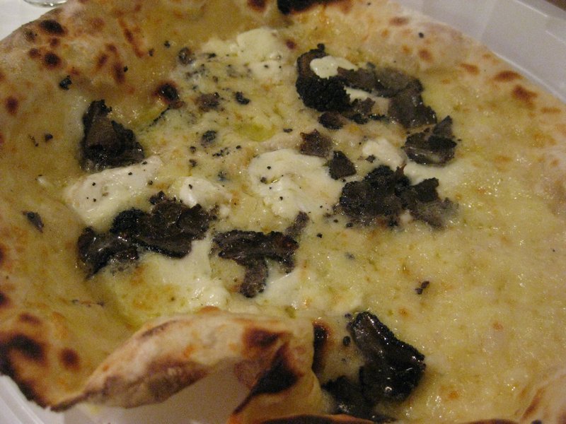 Mmm.. black truffle pizza