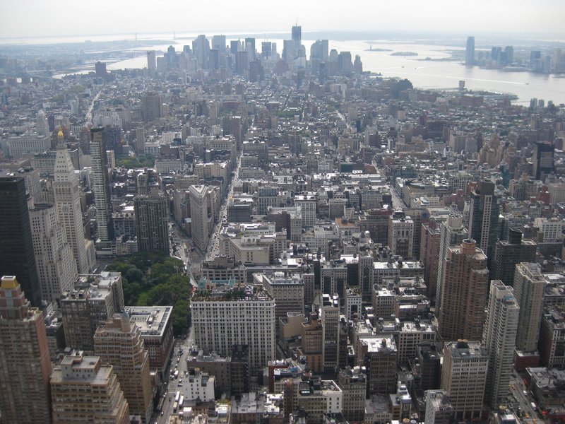 View of Downtown from Empire state Building