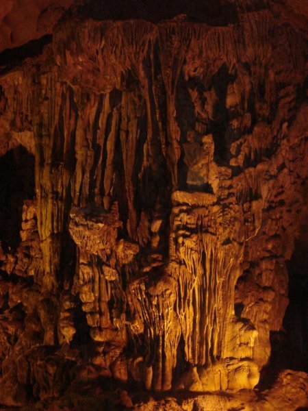 Limestone Cave at Halong Bay