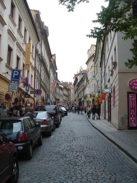The old windy streets of Prague