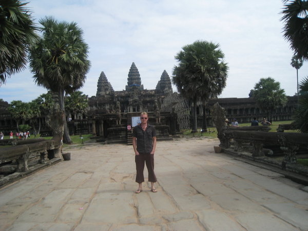 Posering foran Ankor Wat!