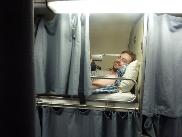 Andy in the sleeper