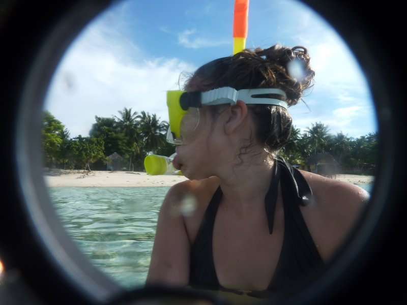 Taking the camera snorkelling
