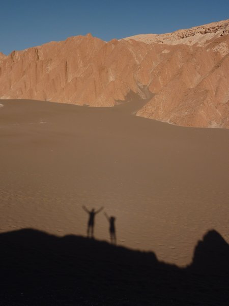 Shadows in Death Valley