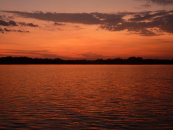 Sunset over the laguna